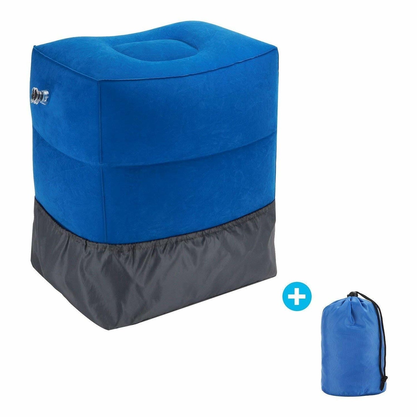 Inflatable Leg Rest Foot Air Pillow for Travel and Office