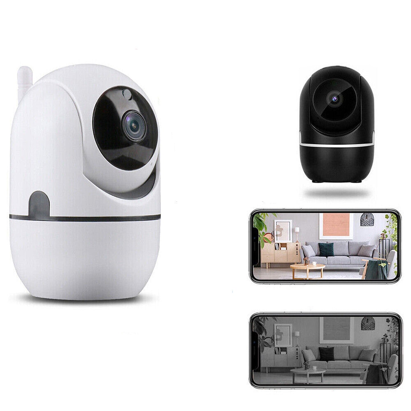 Wireless 1080P Security Camera Indoor WiFi System for Home and Pets