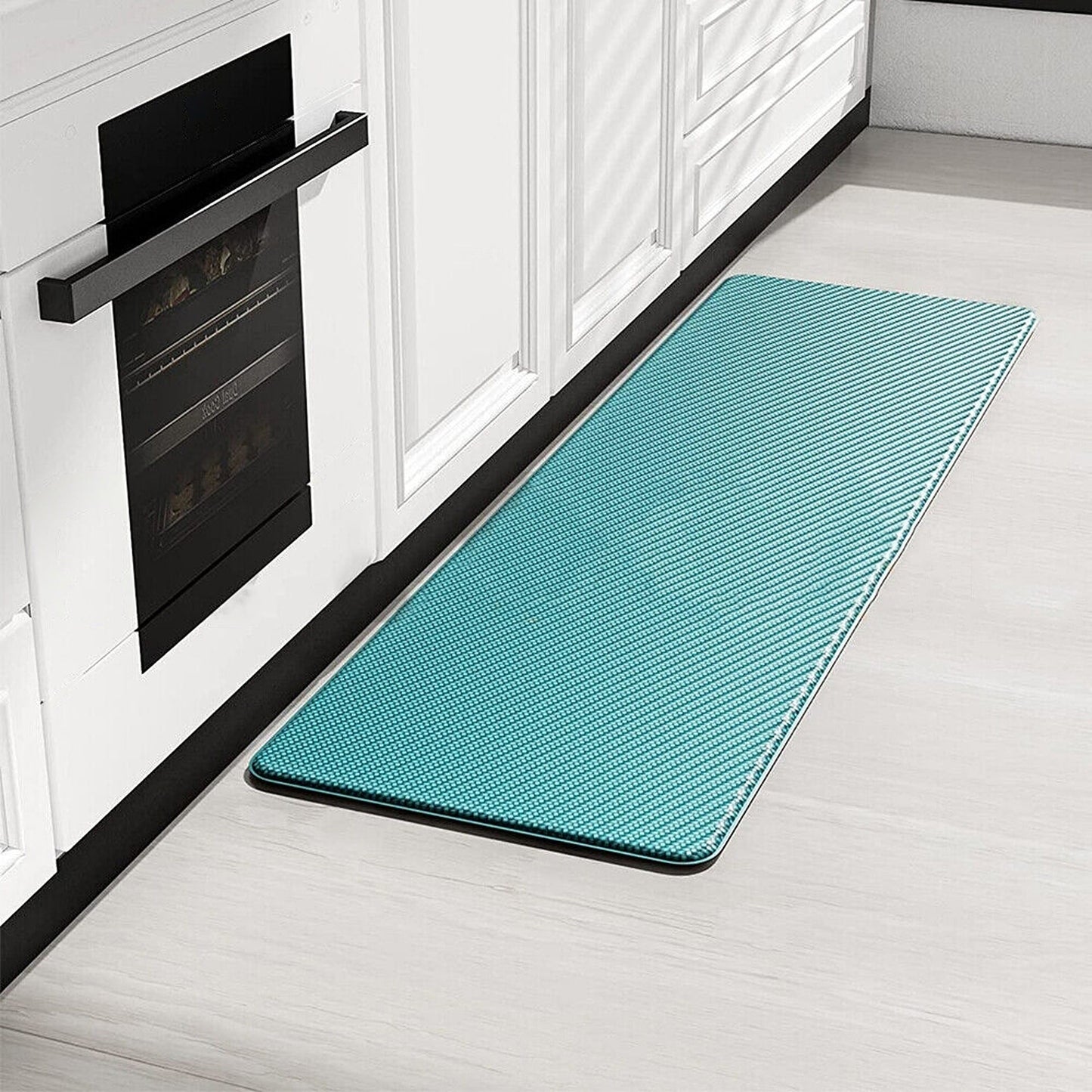 Green Anti-Oil Waterproof Kitchen Door Mat Non-Slip Floor Rug Carpet