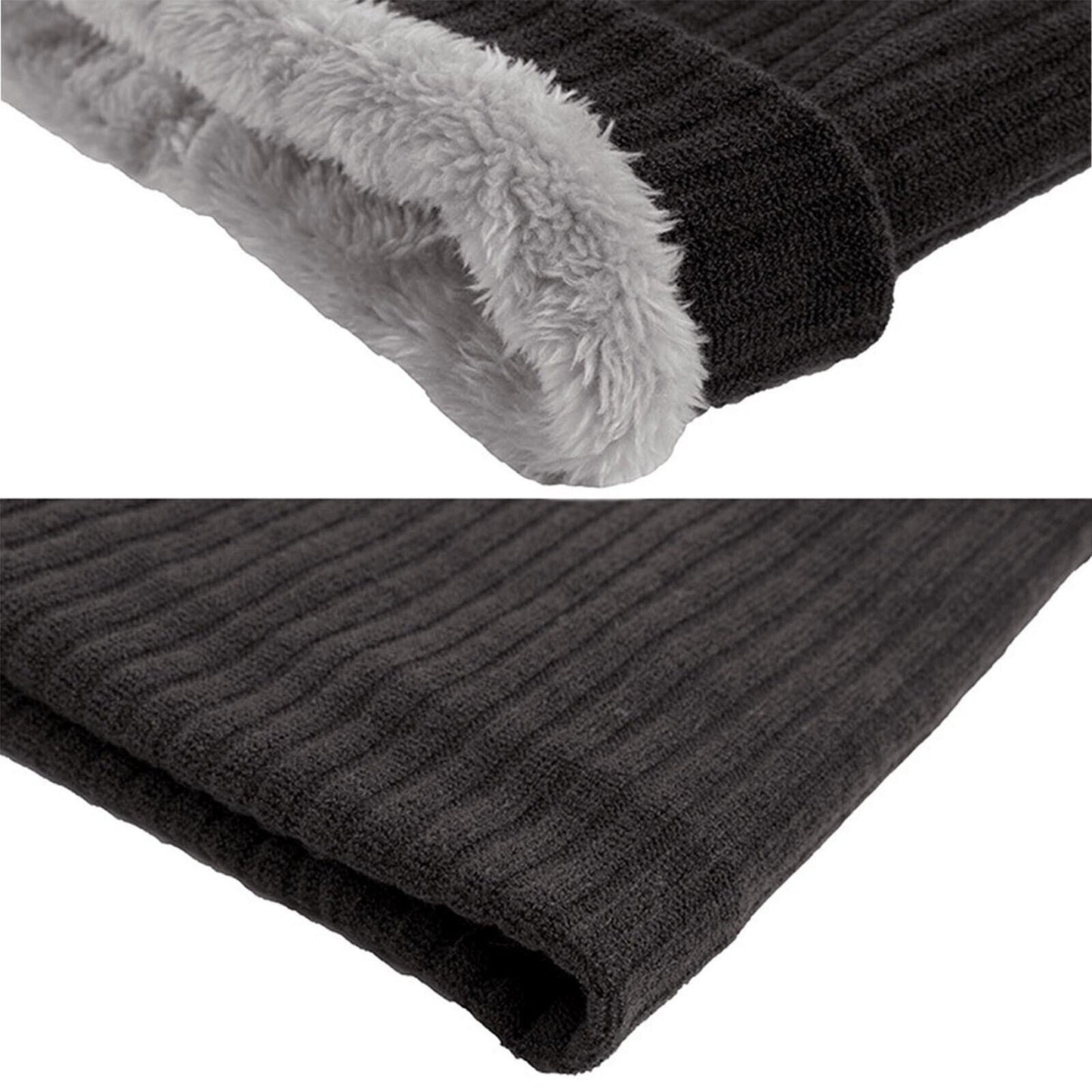 Thermal Warm Knitted Winter Scarf for Men and Women Thicken Chunky Tube
