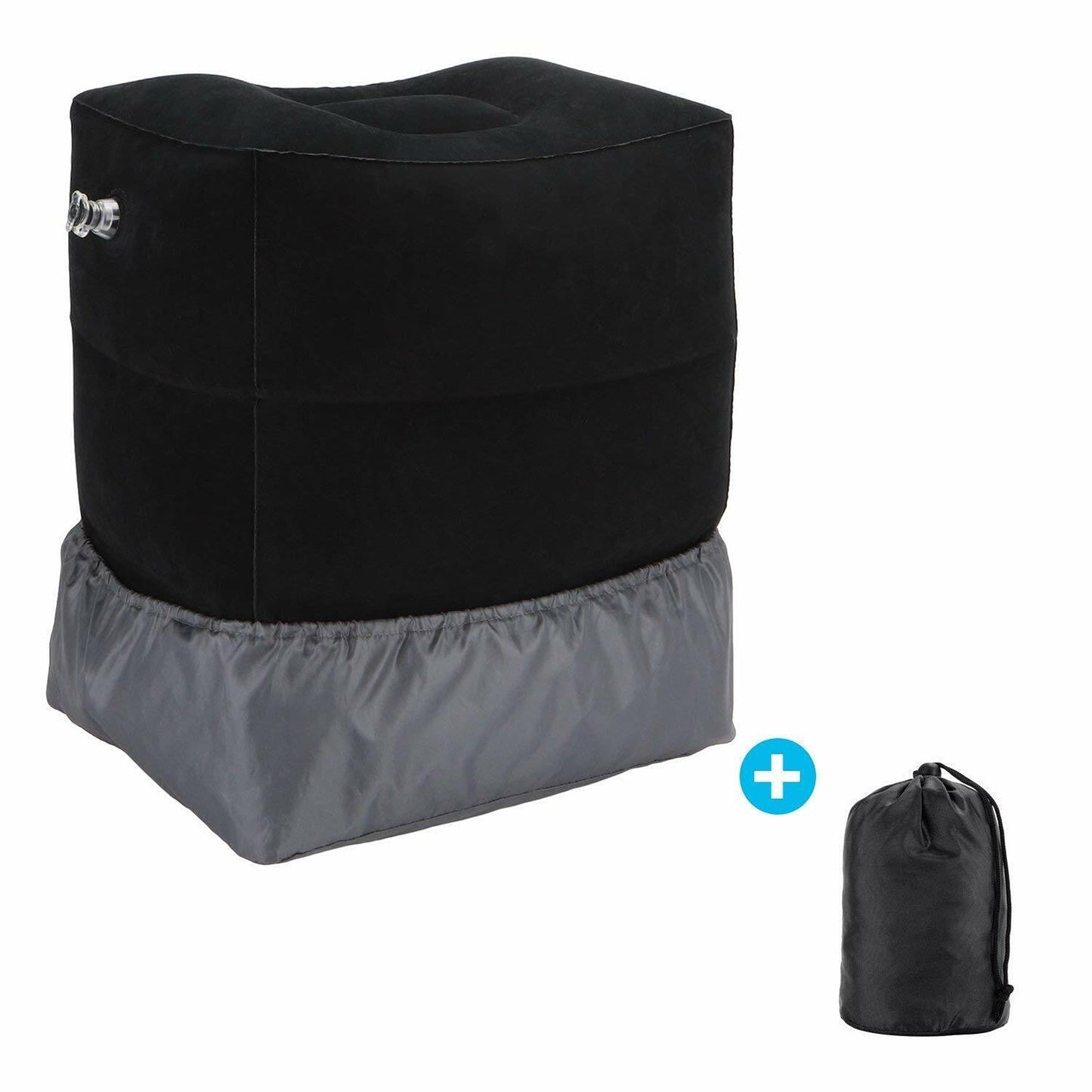 Inflatable Leg Rest Foot Air Pillow for Travel and Office