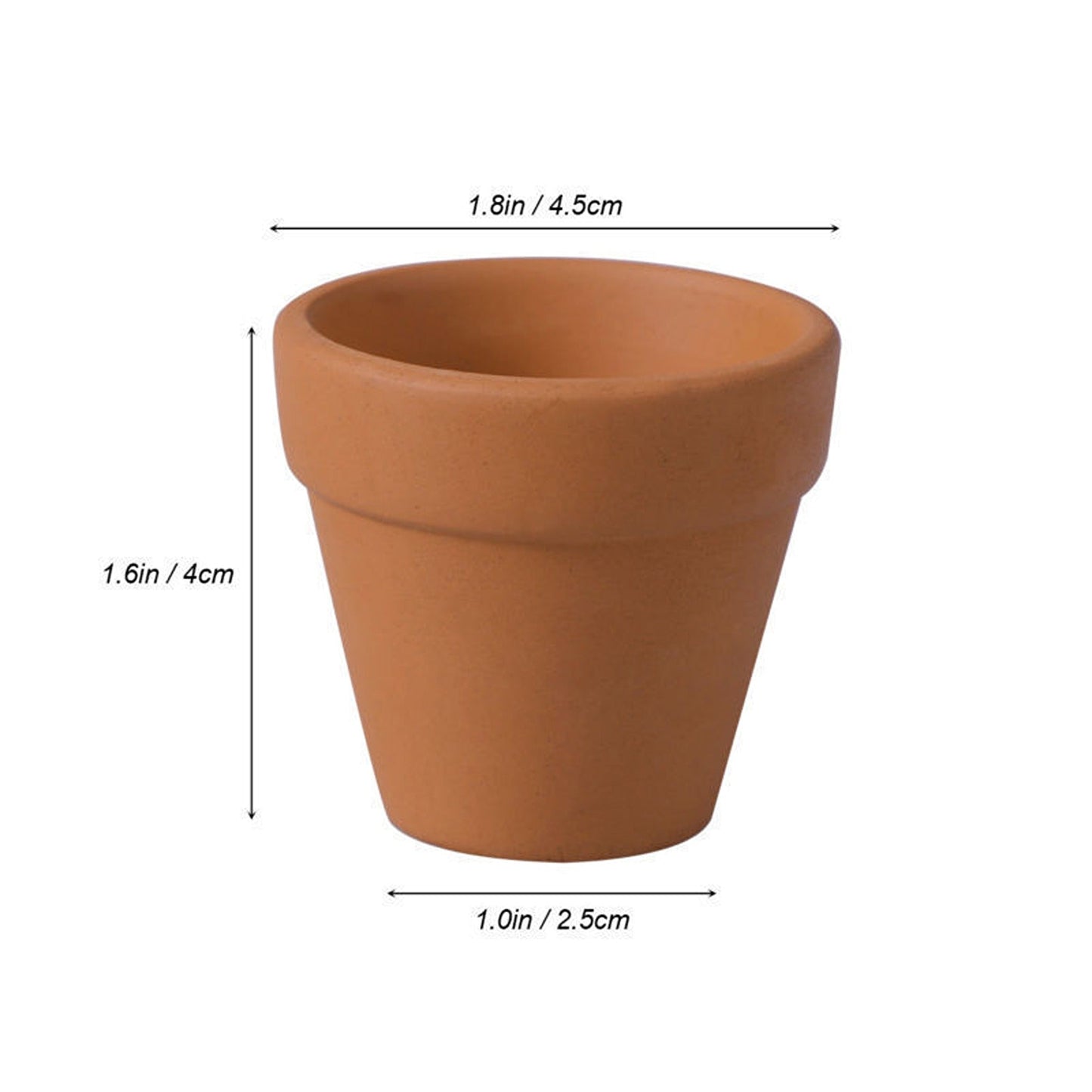 10pcs Decorative Mini Succulent Planters Terracotta Clay Pots