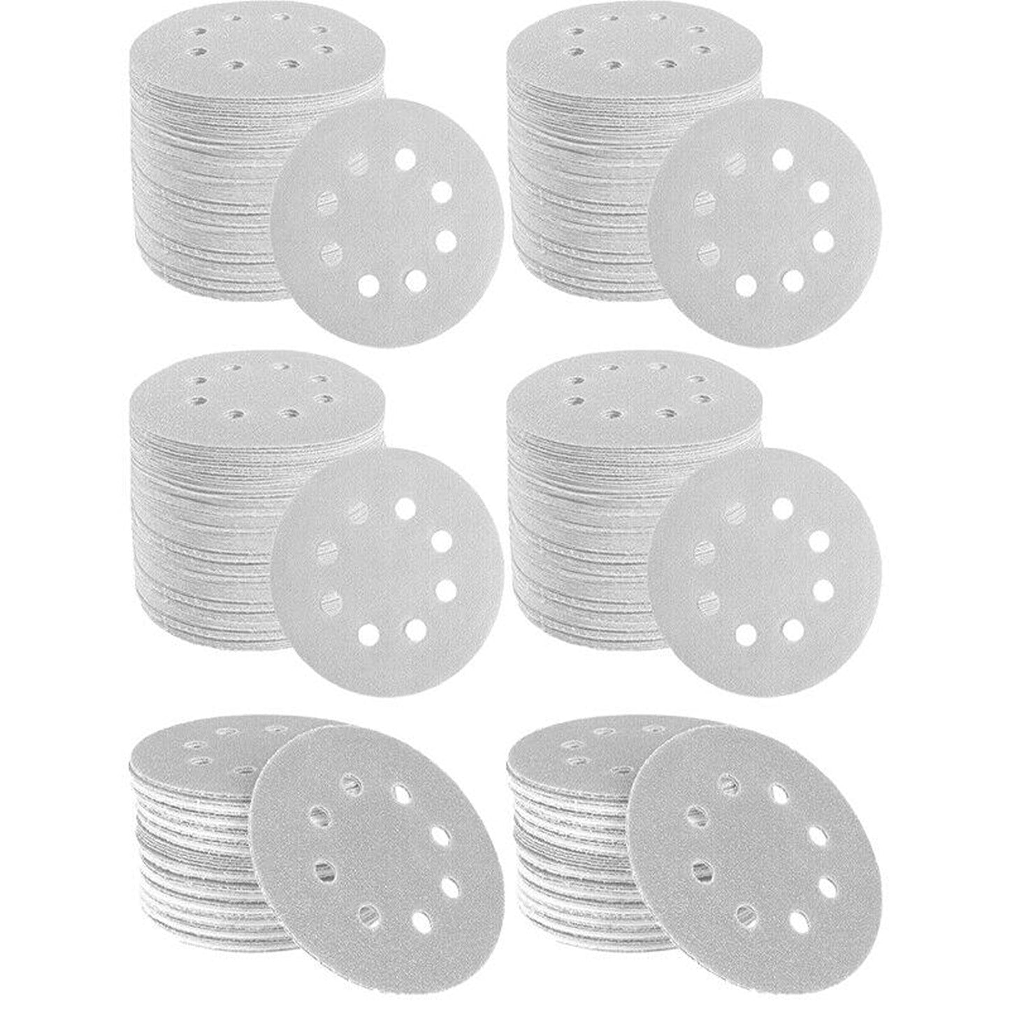 Orbital Sander Sanding Discs Hook and Loop 80 to 240 Grit
