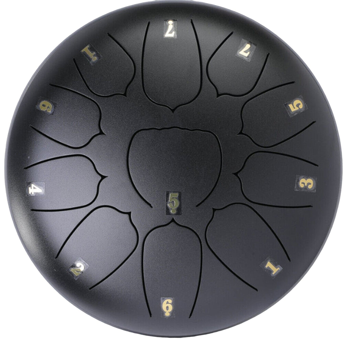 C Key Percussion 11-Tone Steel Tongue Drum with Mallets 10 Inch