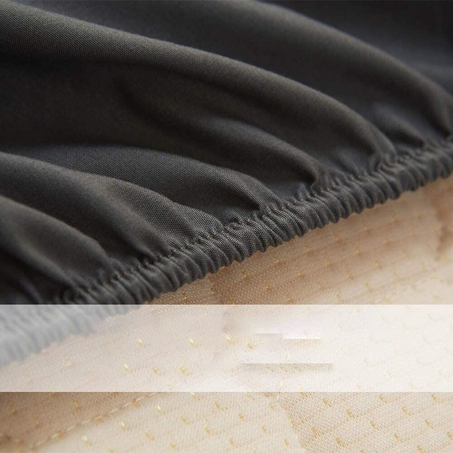 Black Ultra Soft Deep Fitted Sheet Set with Pillowcases