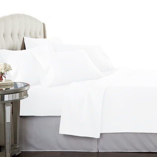 White All Size Sheet Set Egyptian Cotton Percale