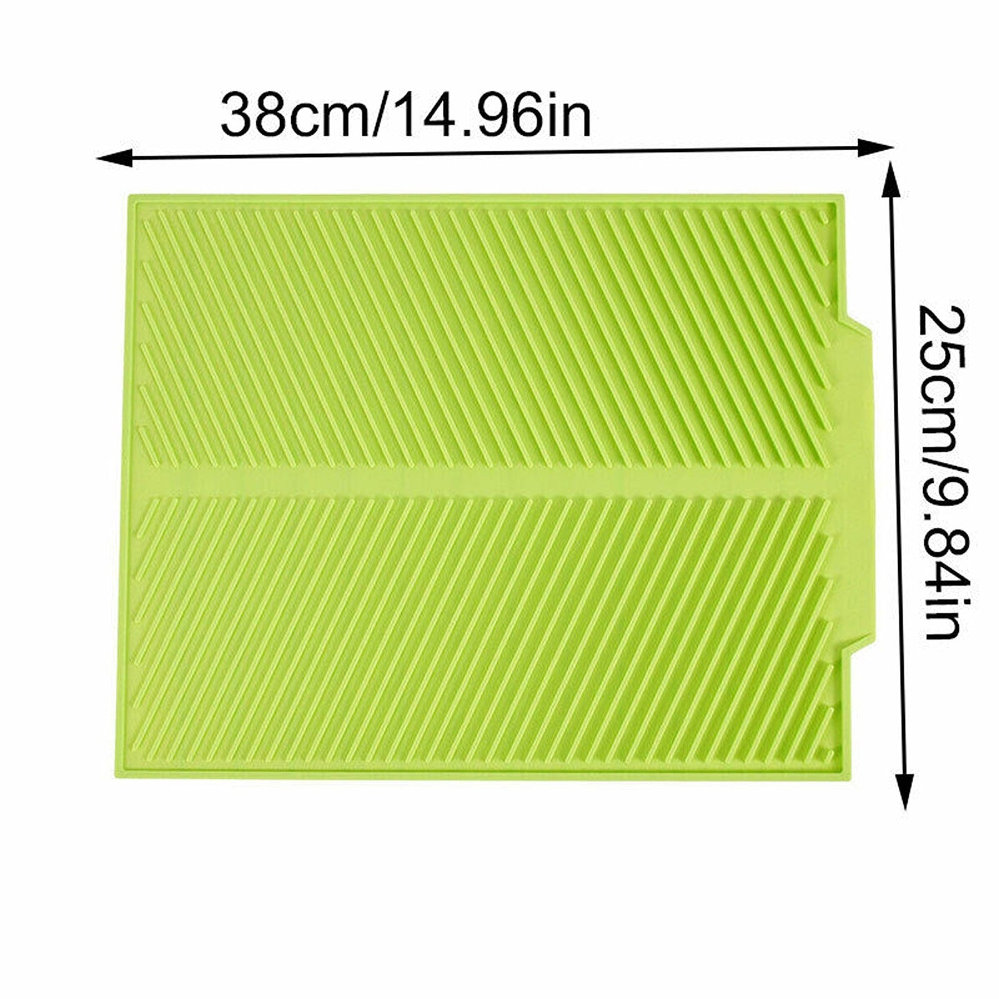 Heat Resistant Non-Slip Silicone Dish Drying Mat and Pot Holder
