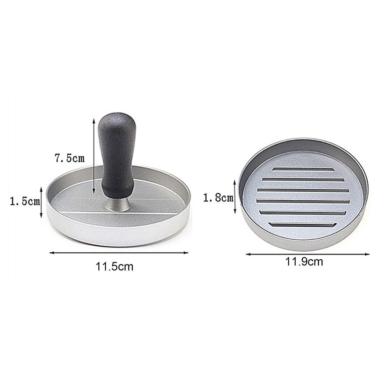 Non-Stick Hamburger Patty Maker Press for Beef Meat Cooking