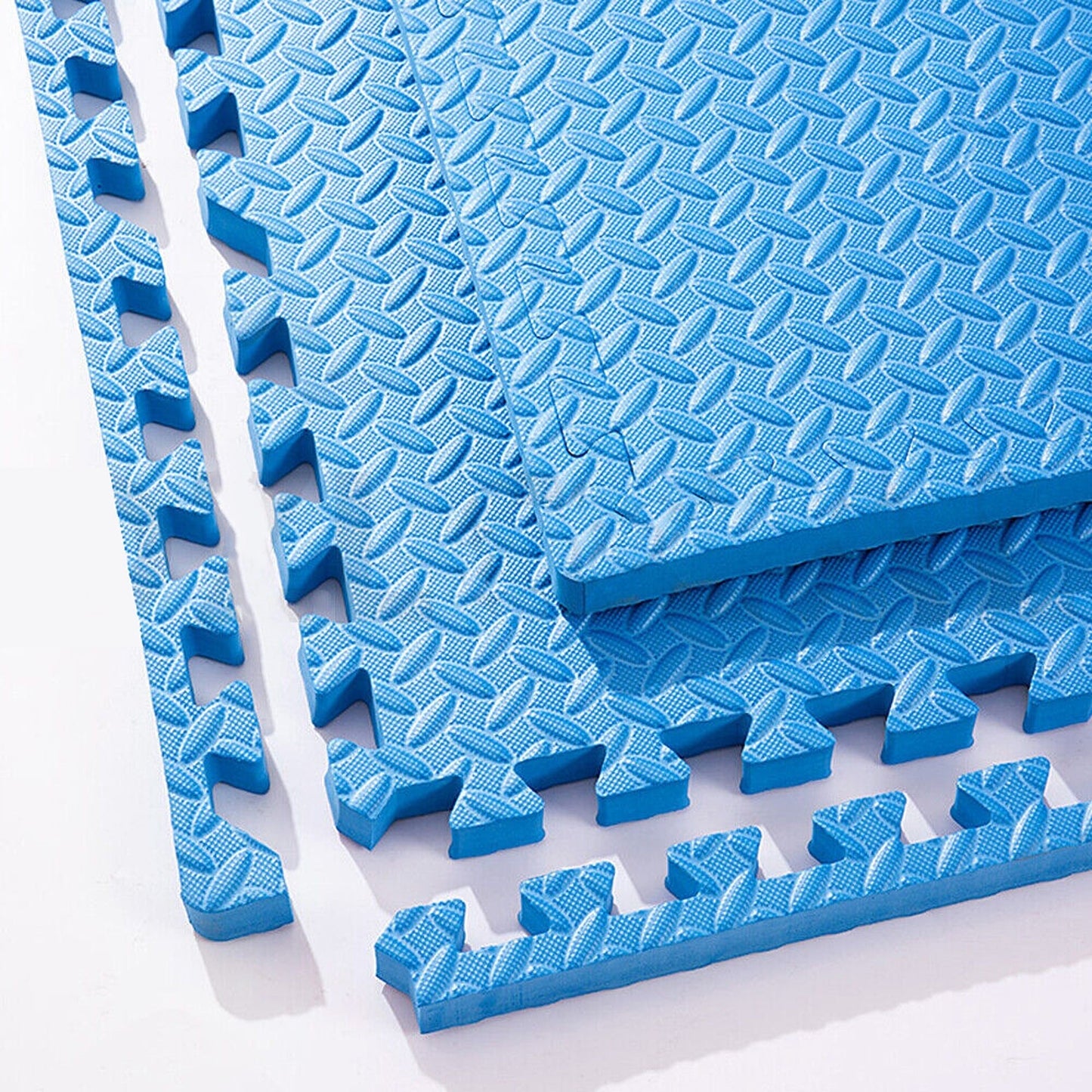 12pcs EVA Foam Gym Floor Mats Heavy Duty Interlocking Tiles
