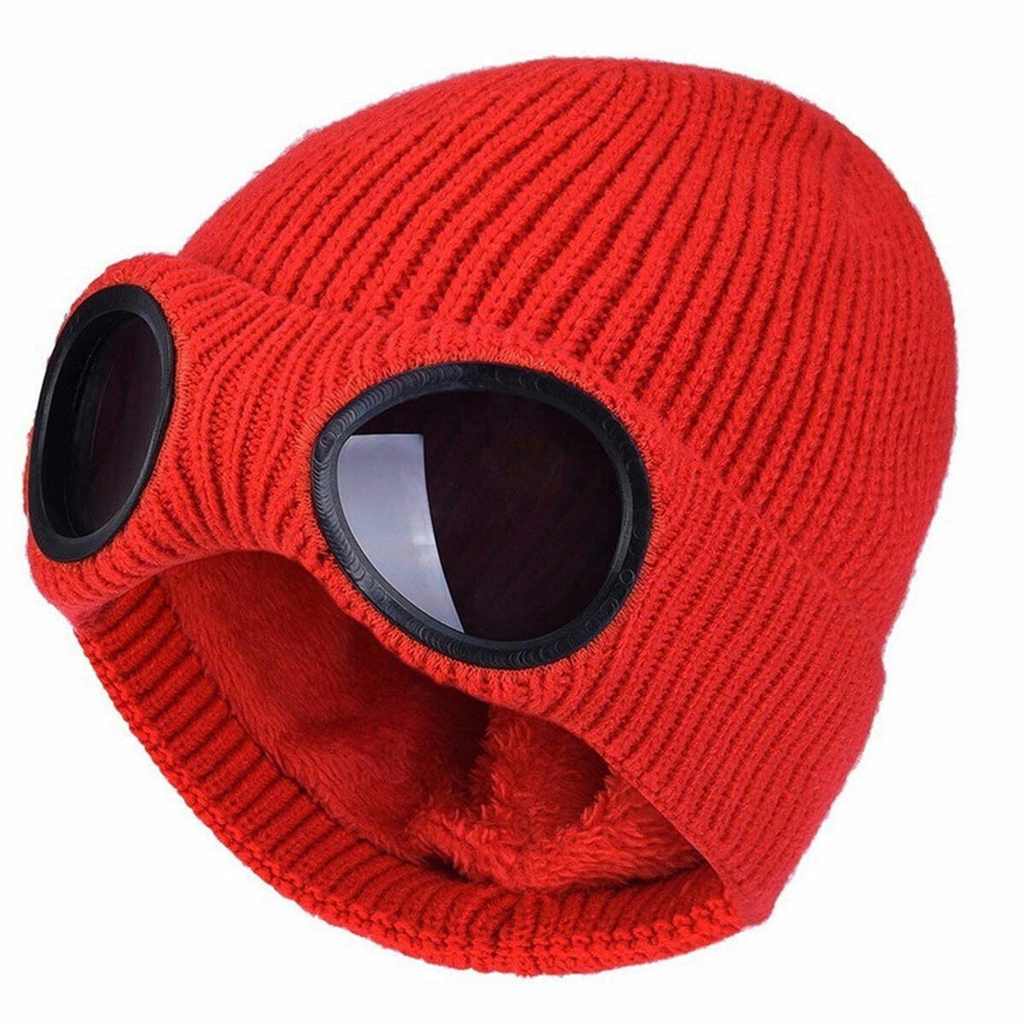 Chunky Beanie Hat for Men and Women Winter Warm Windproof Woolen Knitted Skull Cap