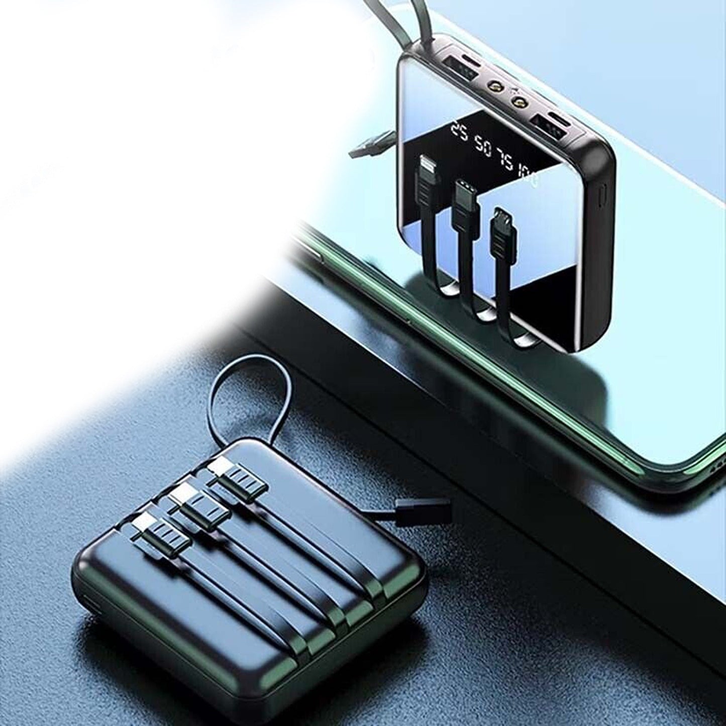 Mini Portable USB Power Bank Backup Battery Charger for Phones