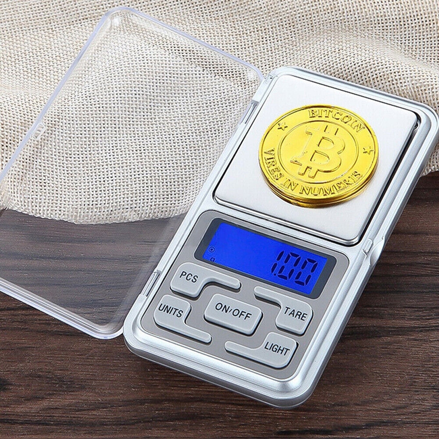 Pocket Digital Jewellery Scale Electronic Milligram 500g Precision