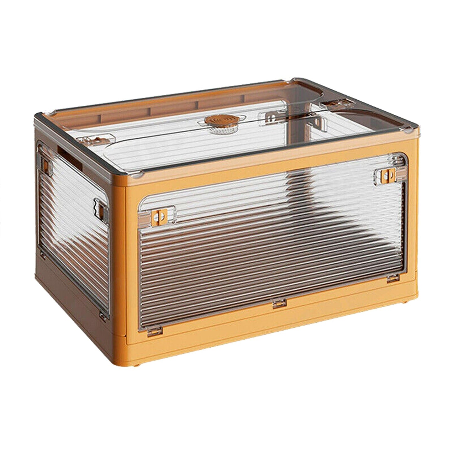 Transparent Plastic Storage Containers Stackable Organizer Box 54L