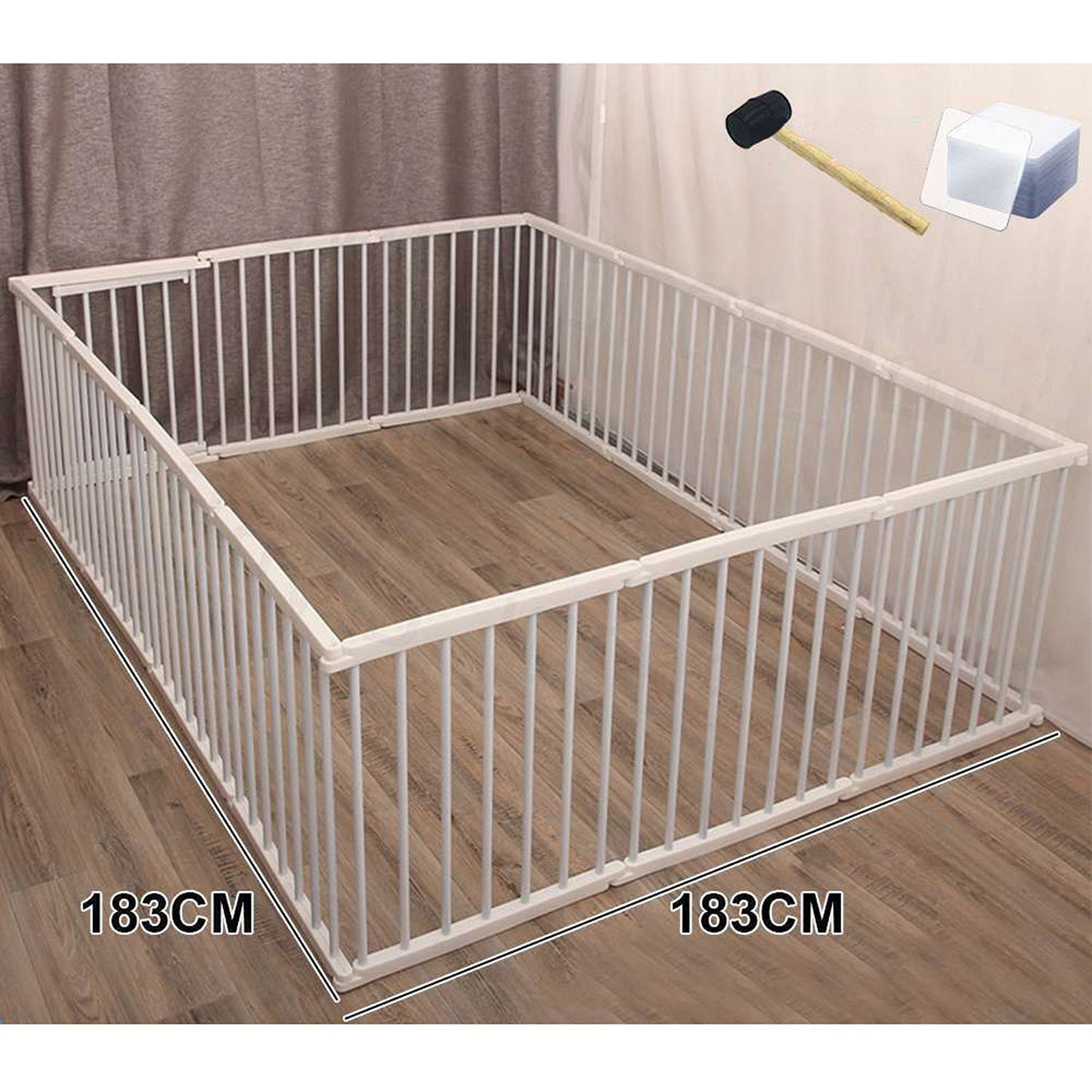 Portable DIY Dog Puppy Playpen Accessories Exercise Cage