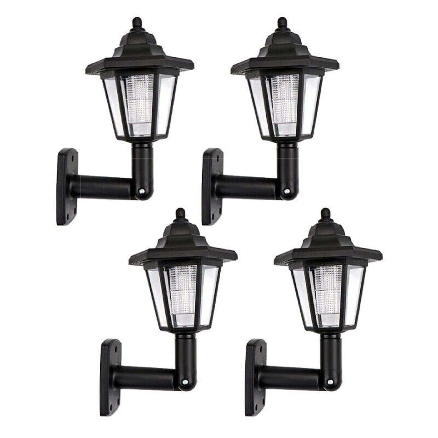 LED Lantern Solar Powered Wall Lights for Outdoor Landscape and Garden