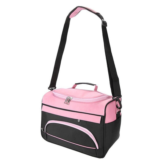Large Rose Pink Hairdressing Equipment Carrying Bag for Travel