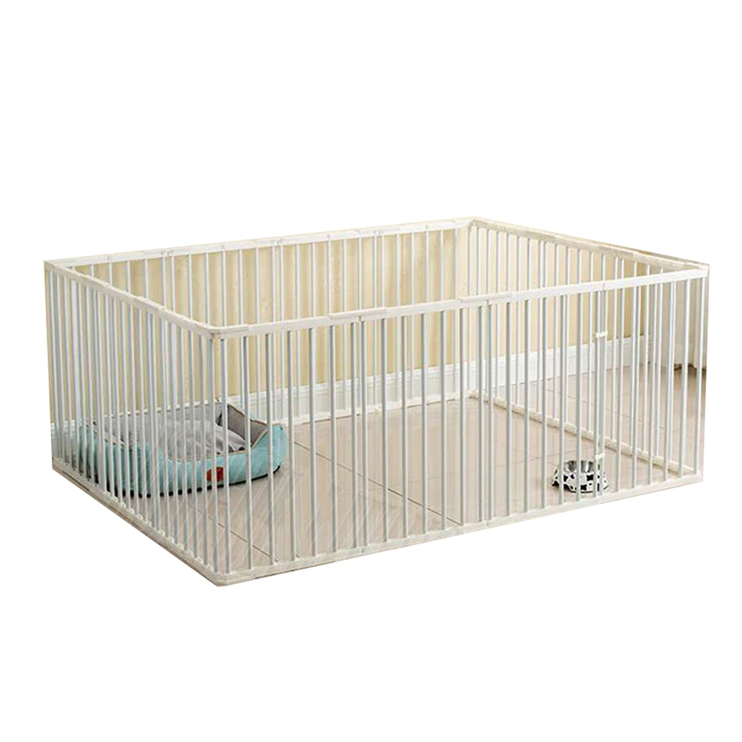 Portable Dog Playpen with Foldable Exercise Panels for Puppy Play and Fencing