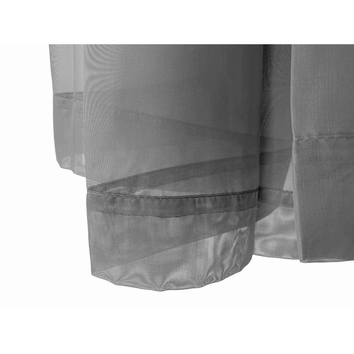 Organza Voile Sheer Curtain with Rod Pocket for Window Draping
