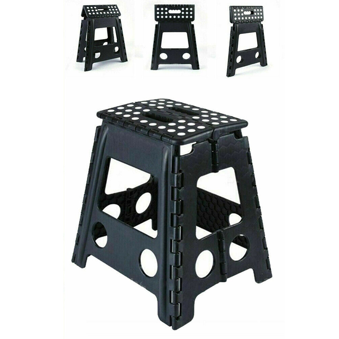Portable Folding Plastic Step Stool Compact Chair for Outdoor