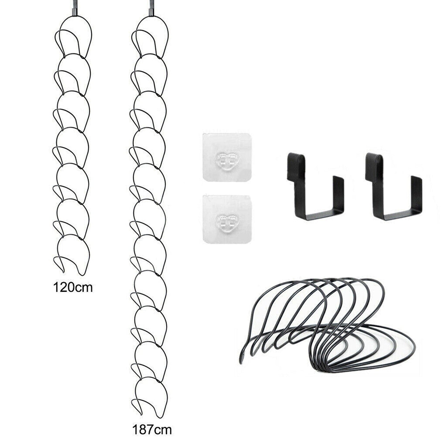 Door Closet Organizer for Hats and Scarves Baseball Cap Rack