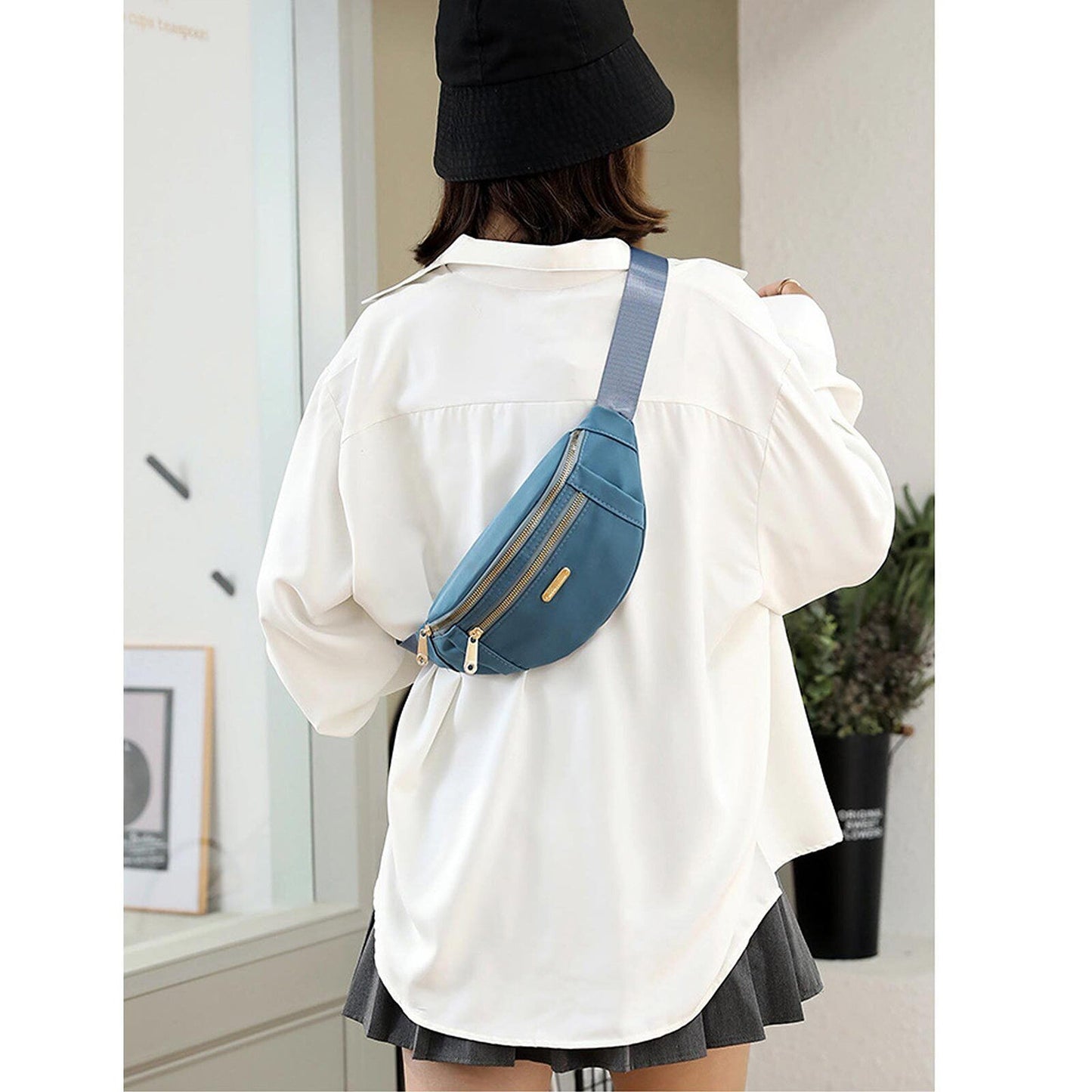Holiday Travel Money Belt Pouch Unisex Waist Bum Bag Fanny Pack