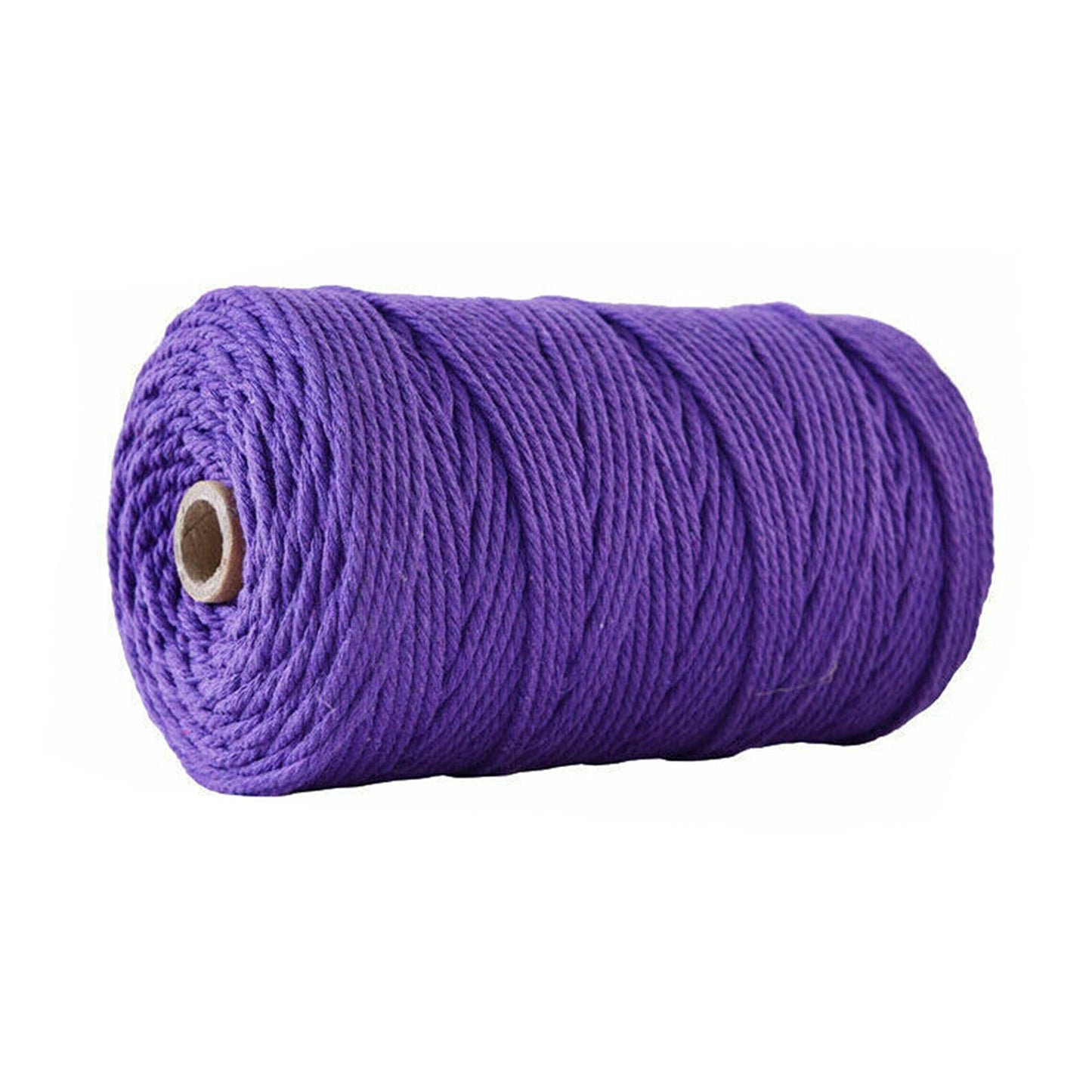 Purple Craft Macrame Twisted Cotton Artisan Rope Weaving Wire
