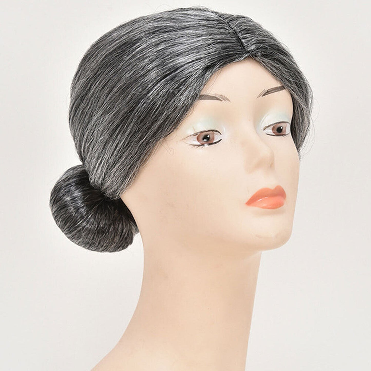 4pcs Granny Costume Set with Wig for School 100 Days Celebration