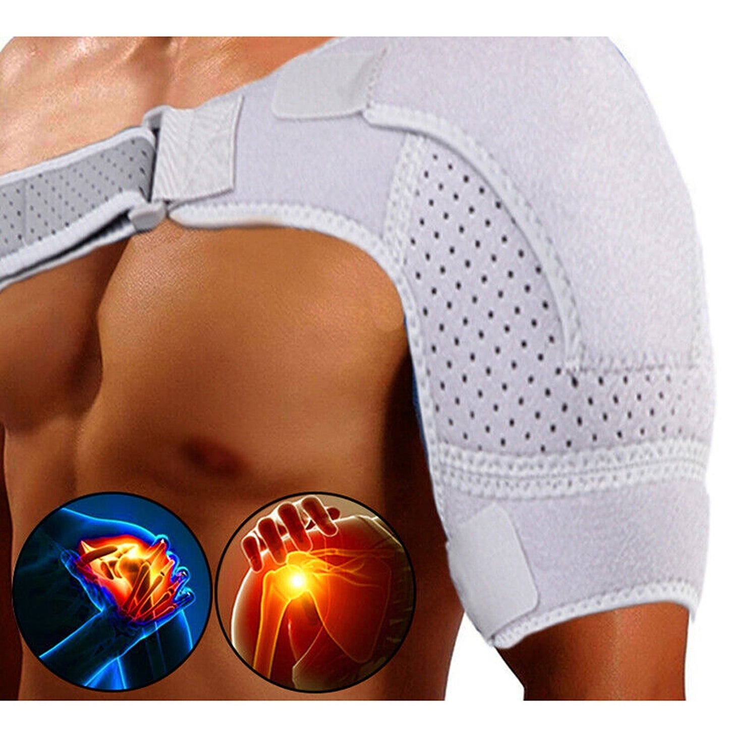 Unisex Shoulder Therapy Support Rotator Cuff Brace Belt Sleeve