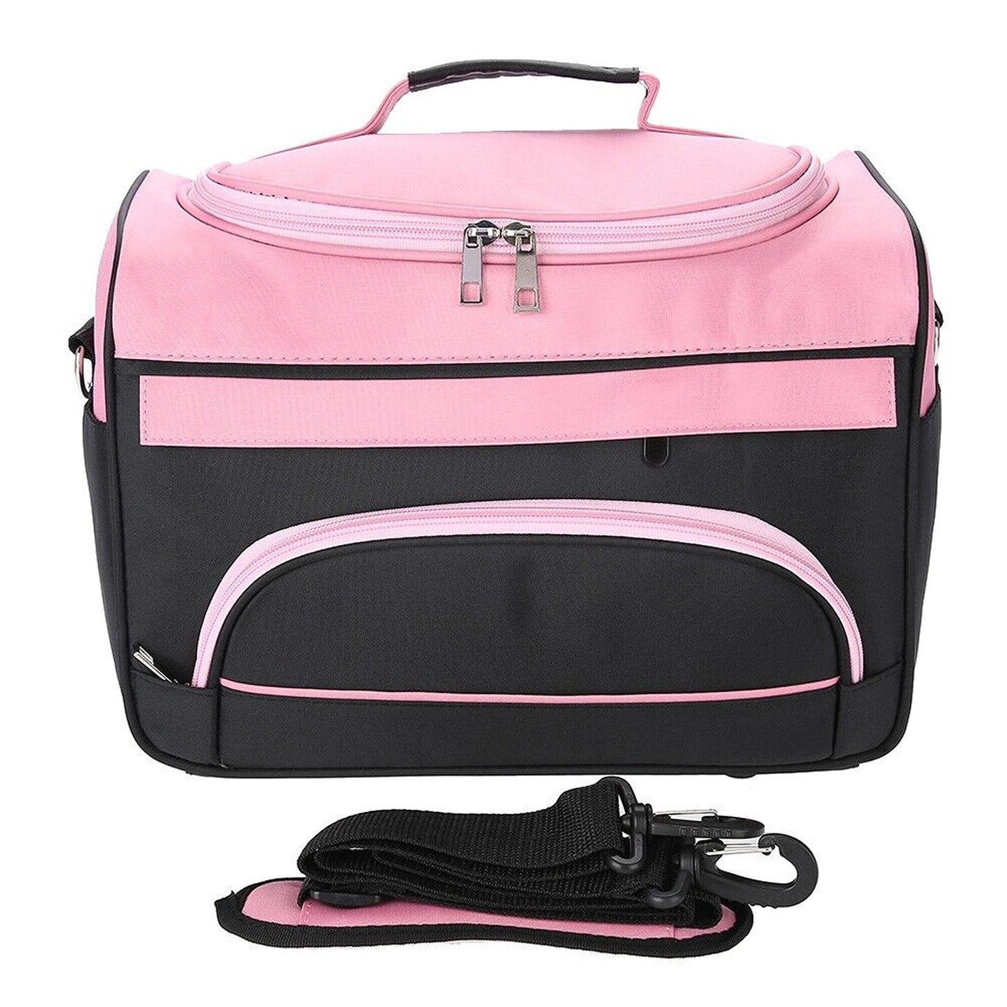 Large Rose Pink Hairdressing Equipment Carrying Bag for Travel