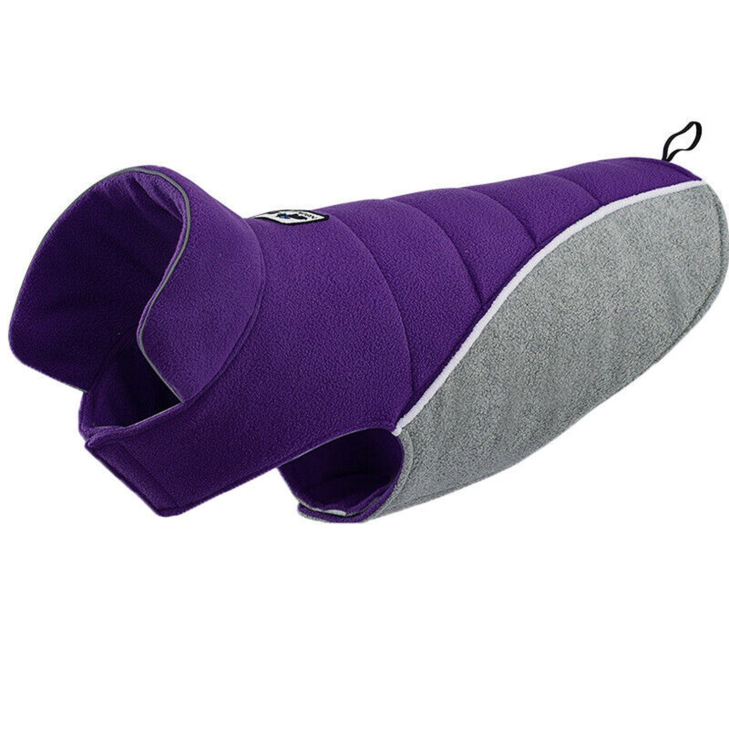 Purple Fleece Pet Coat Warm Winter Jacket for Dogs