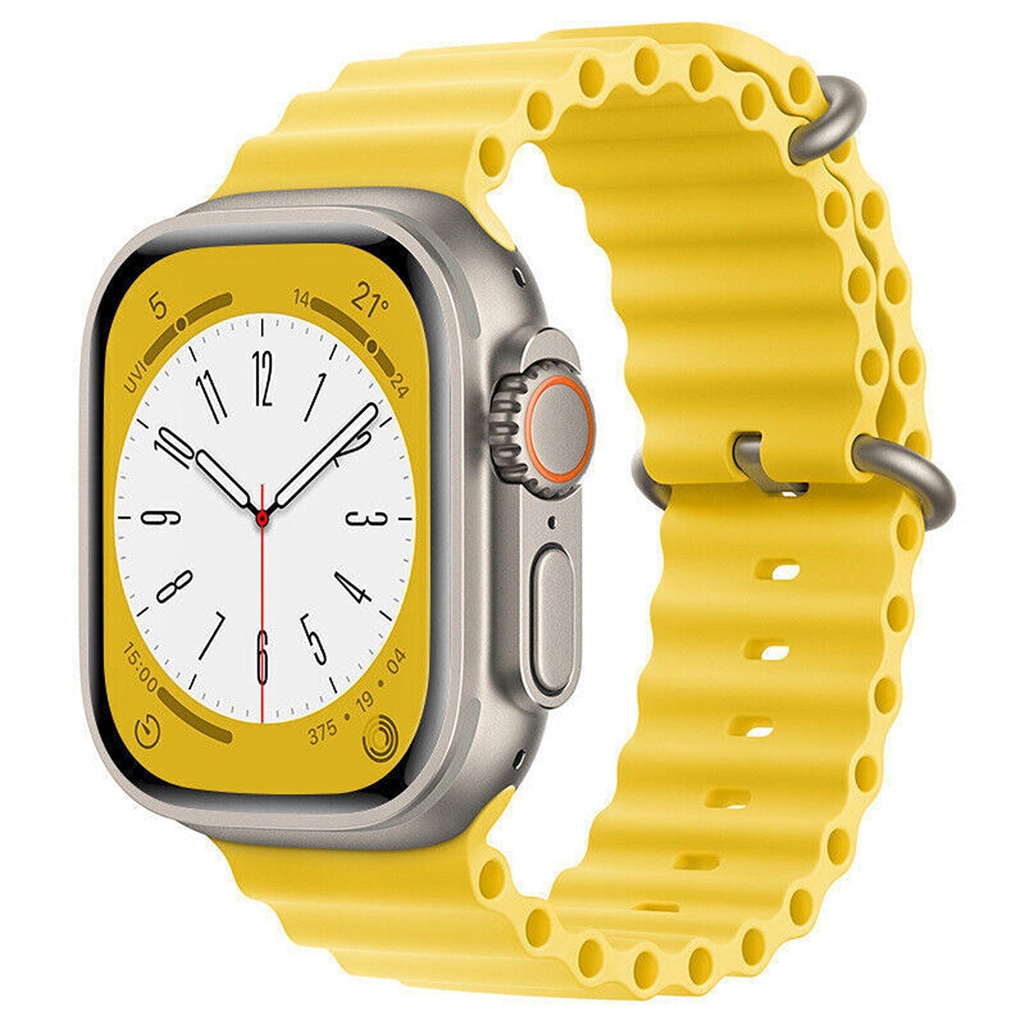 Ocean Yellow For Apple Watch Band Strap Series 9 8 7 40 44 41 45 49mm Alpine Trail Loop
