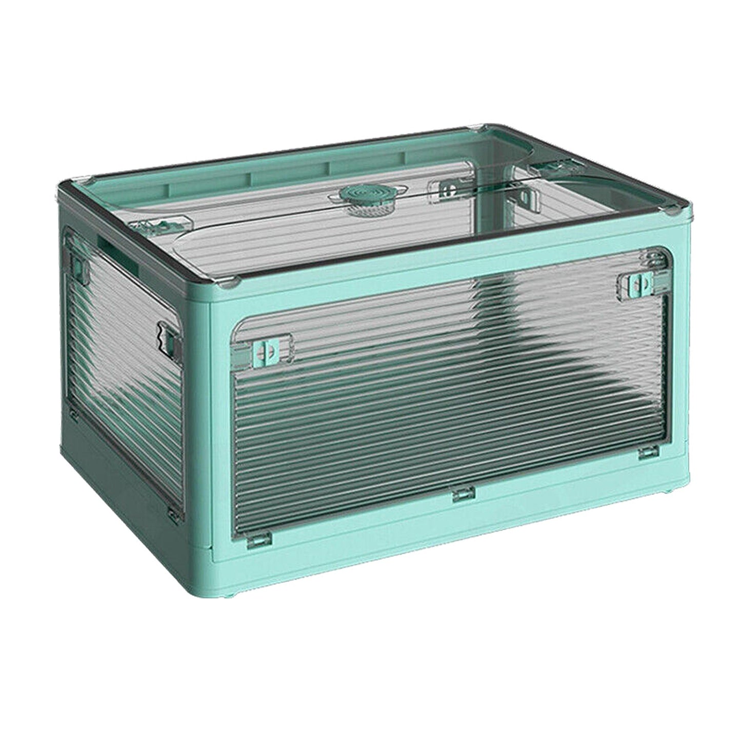 Transparent Plastic Storage Containers Stackable Organizer Box 54L