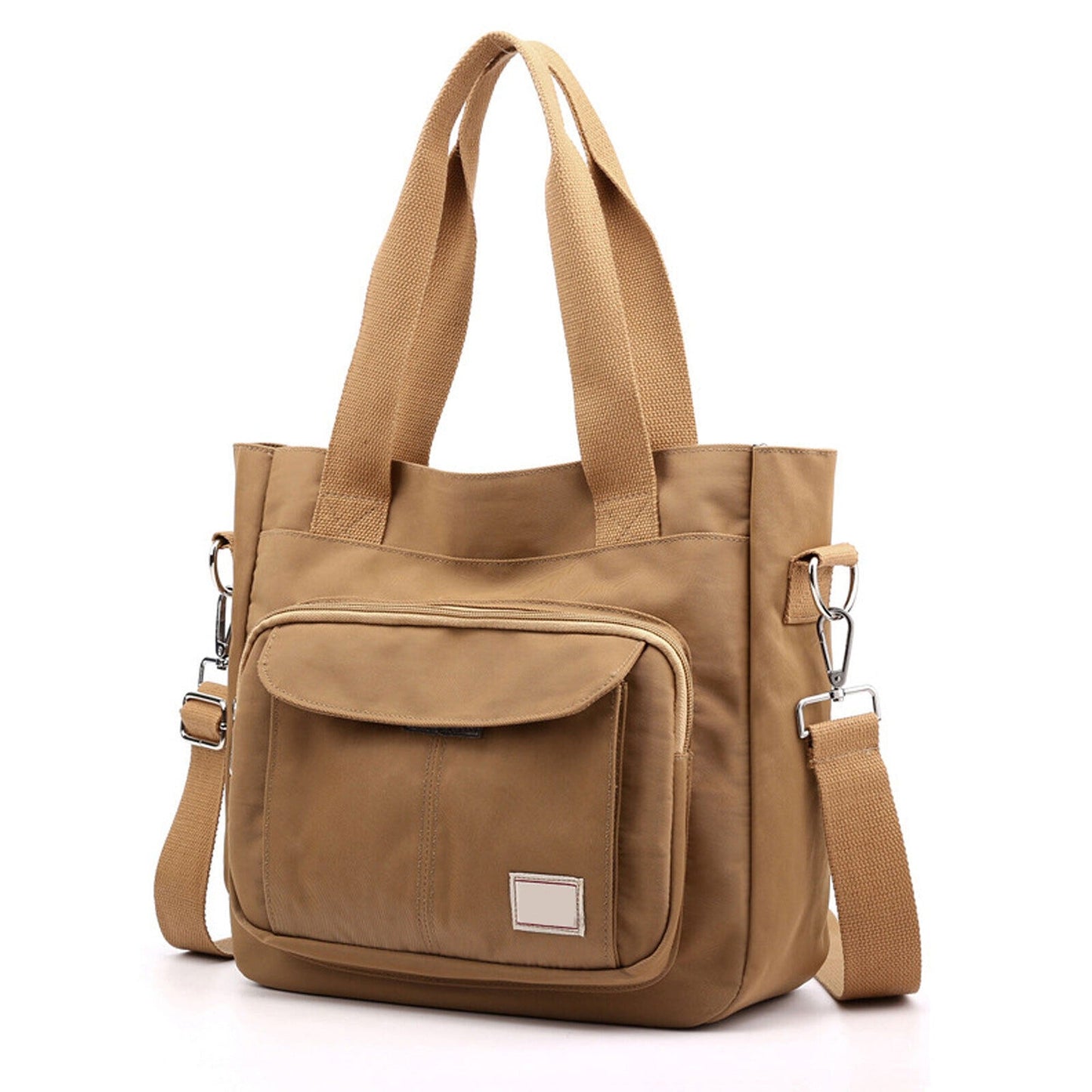 Large Nylon Waterproof Handbags with Zipper Women Shoulder Messenger Bag