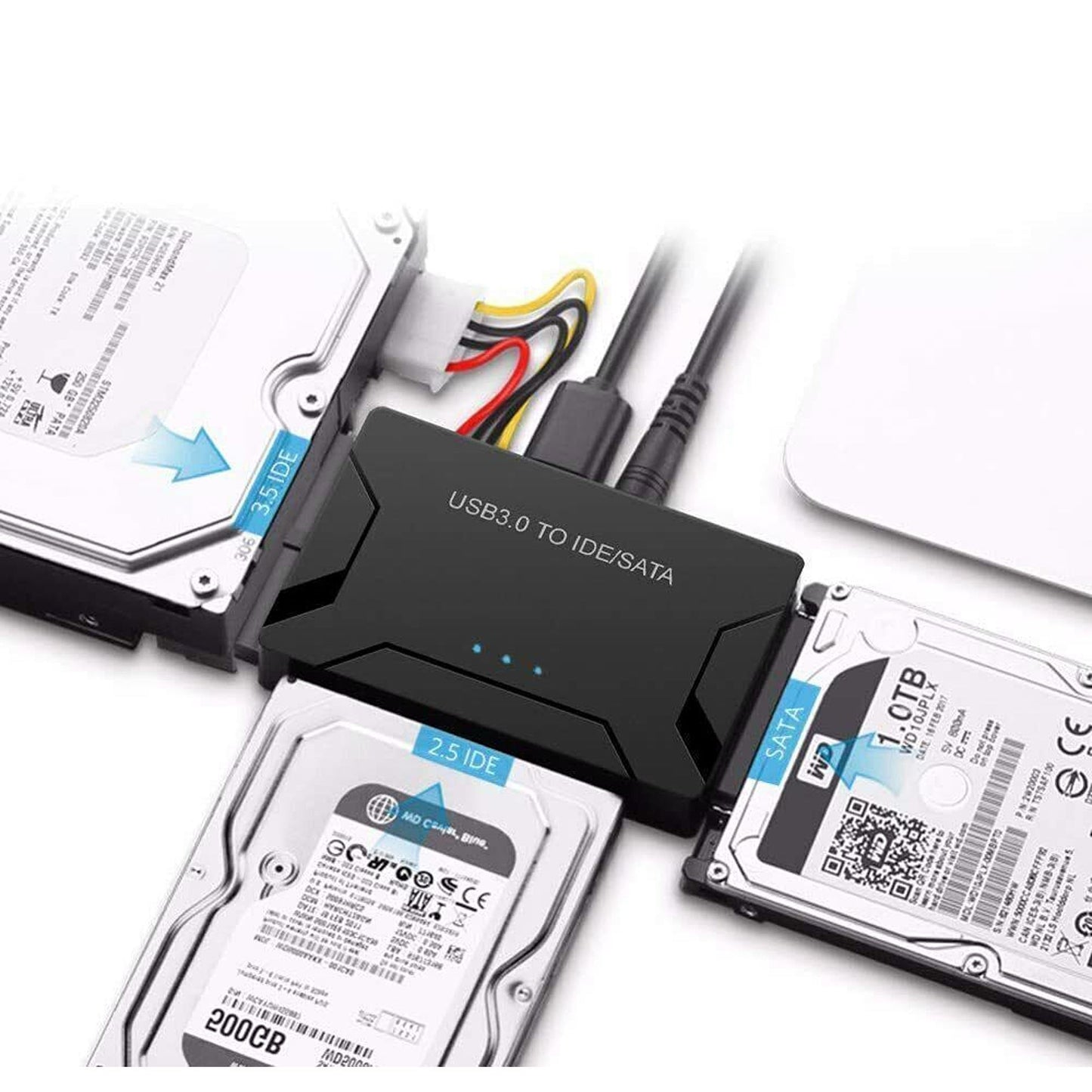 Universal Hard Drive Adapter USB 3.0 to SATA IDE Converter for 2.5in 3.5in