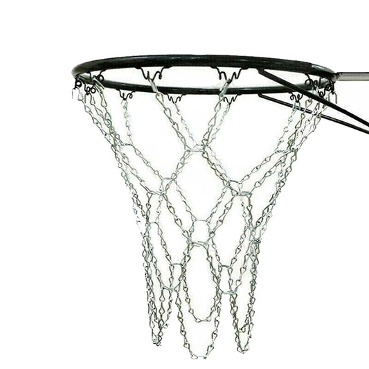 Official Size Heavy Duty Basketball Ring with Metal Chain Net 12 Loop