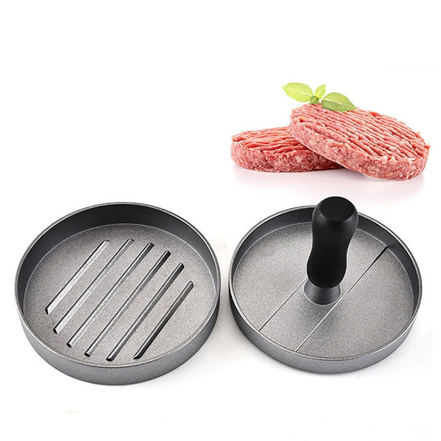 Non-Stick Hamburger Patty Maker Press for Beef Meat Cooking