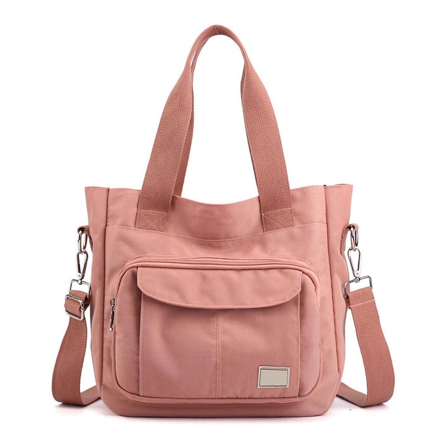 Large Nylon Waterproof Handbags with Zipper Women Shoulder Messenger Bag