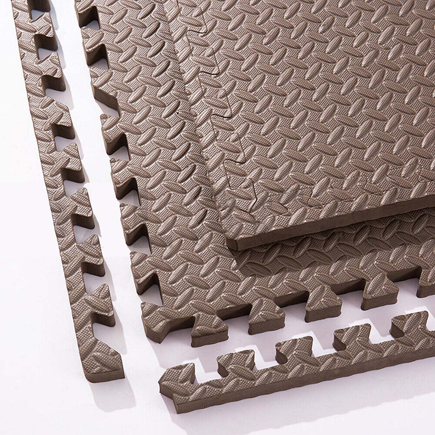 4pcs Gym Floor Mats EVA Foam Interlocking Heavy Duty Puzzle