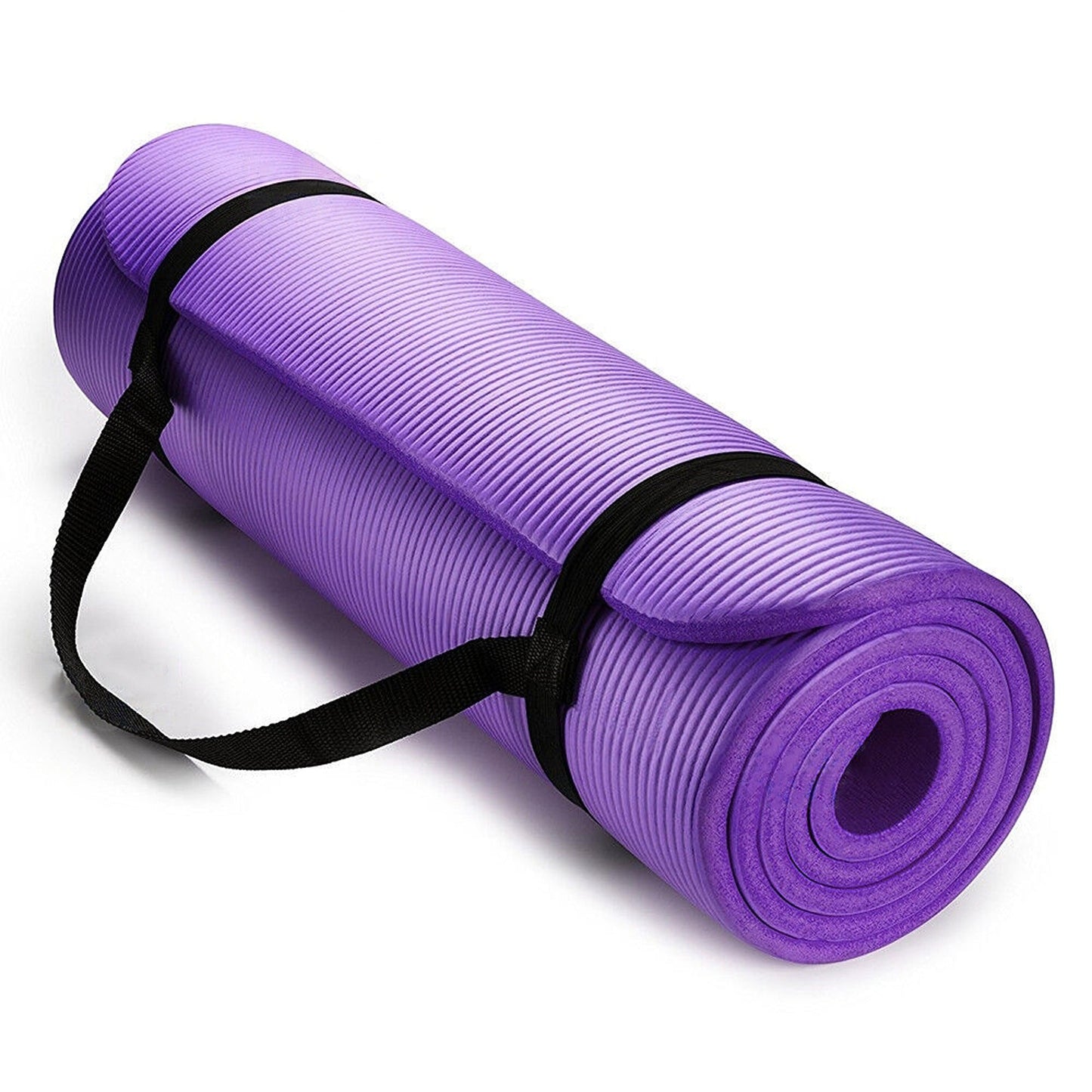 Thick NBR Nonslip Yoga Mat Fitness Pilate Sports Dance Pad 15MM