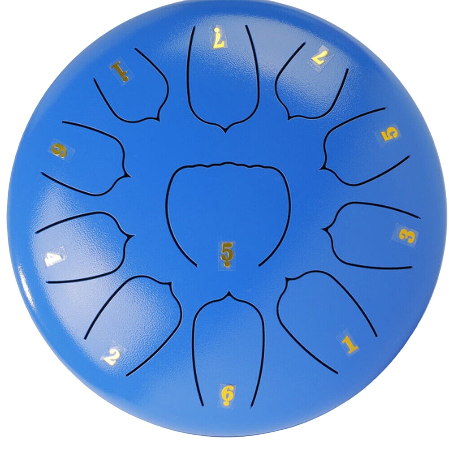 C Key Percussion 11-Tone Steel Tongue Drum with Mallets 10 Inch