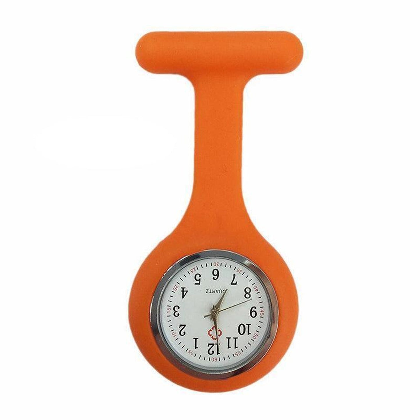 Nurse Silicone Brooch Fob Watch with Tunic Clip