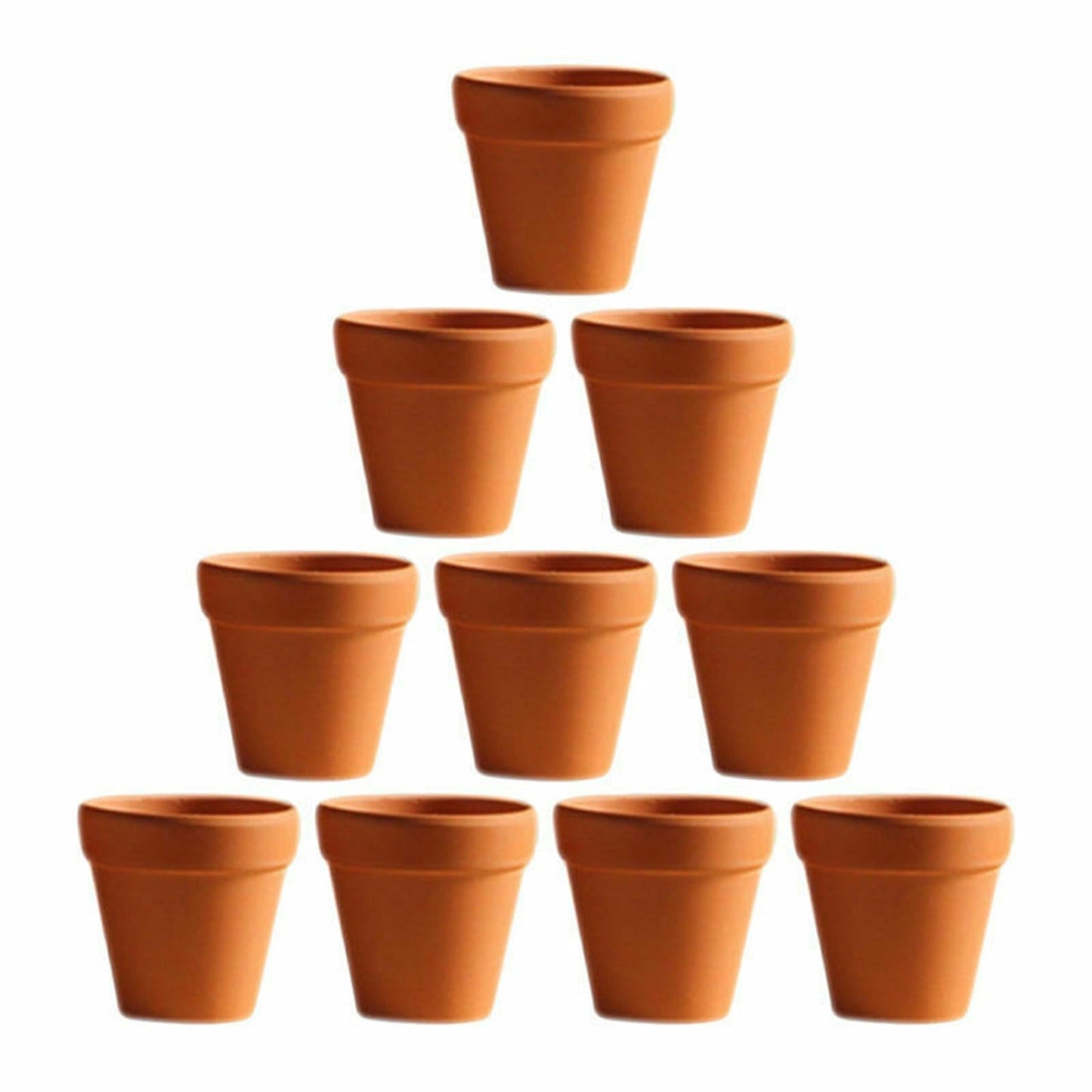 10pcs Decorative Mini Succulent Planters Terracotta Clay Pots