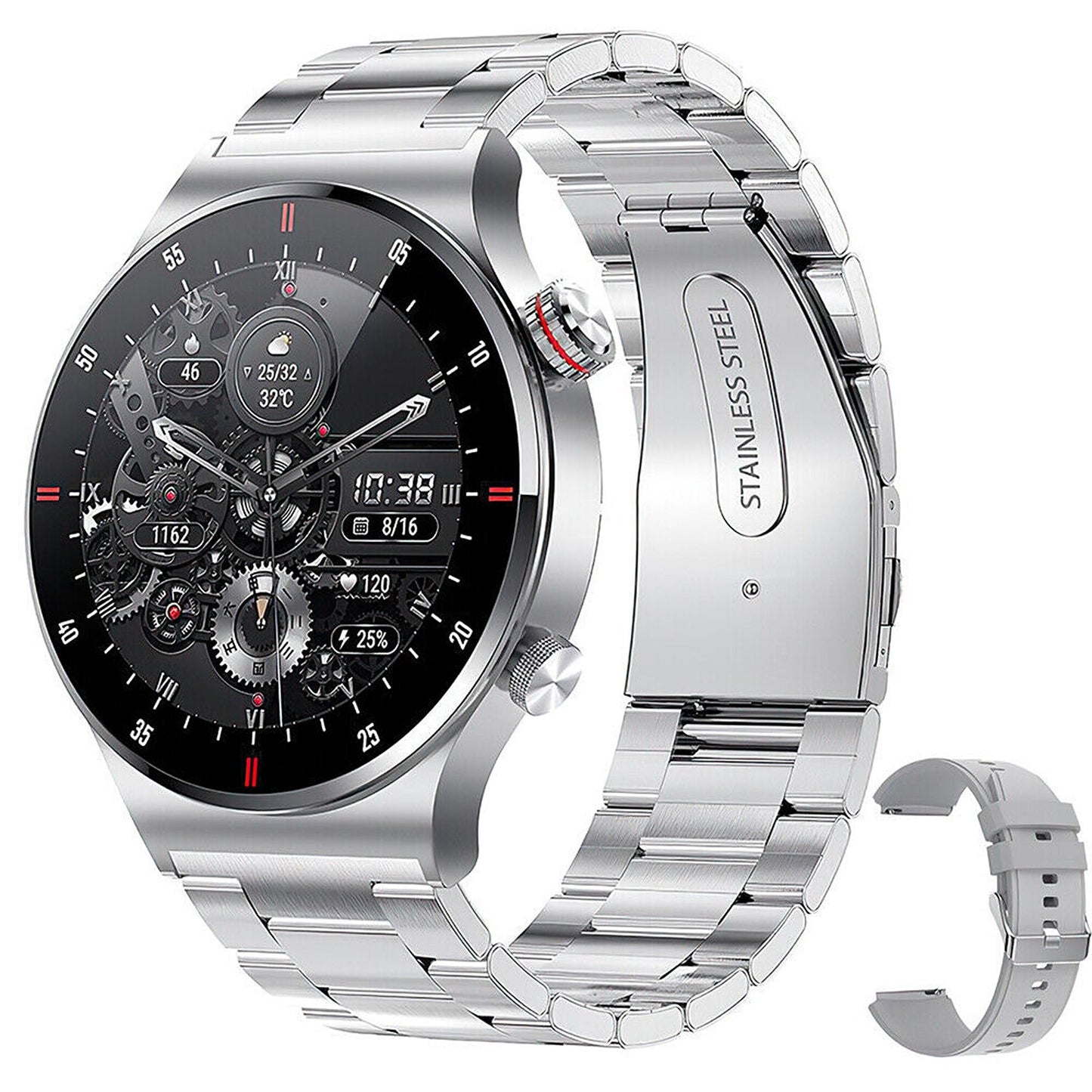 Full Touch Screen Smart Watch with Bluetooth Call Function for Men