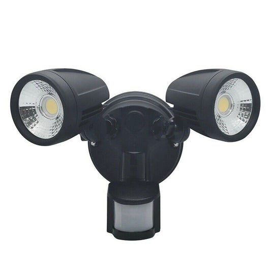 Outdoor Security Twin Spot Flood Light with Motion Sensor 26W Led