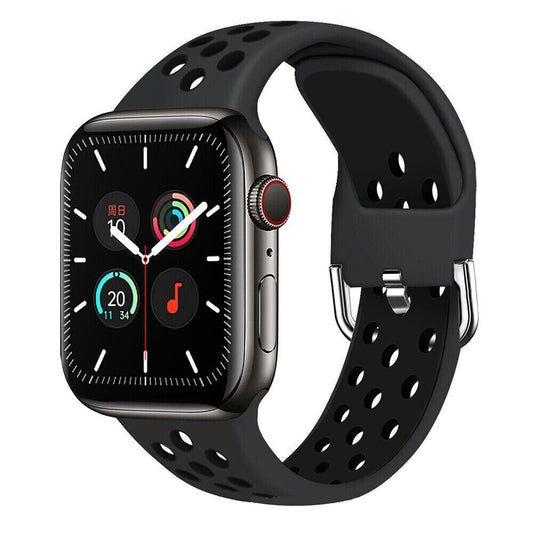 Black For iWatch Watch Band Series 9 SE Ultra 8 7 6 5 4 Strap 38 40 41 42 44 45 4