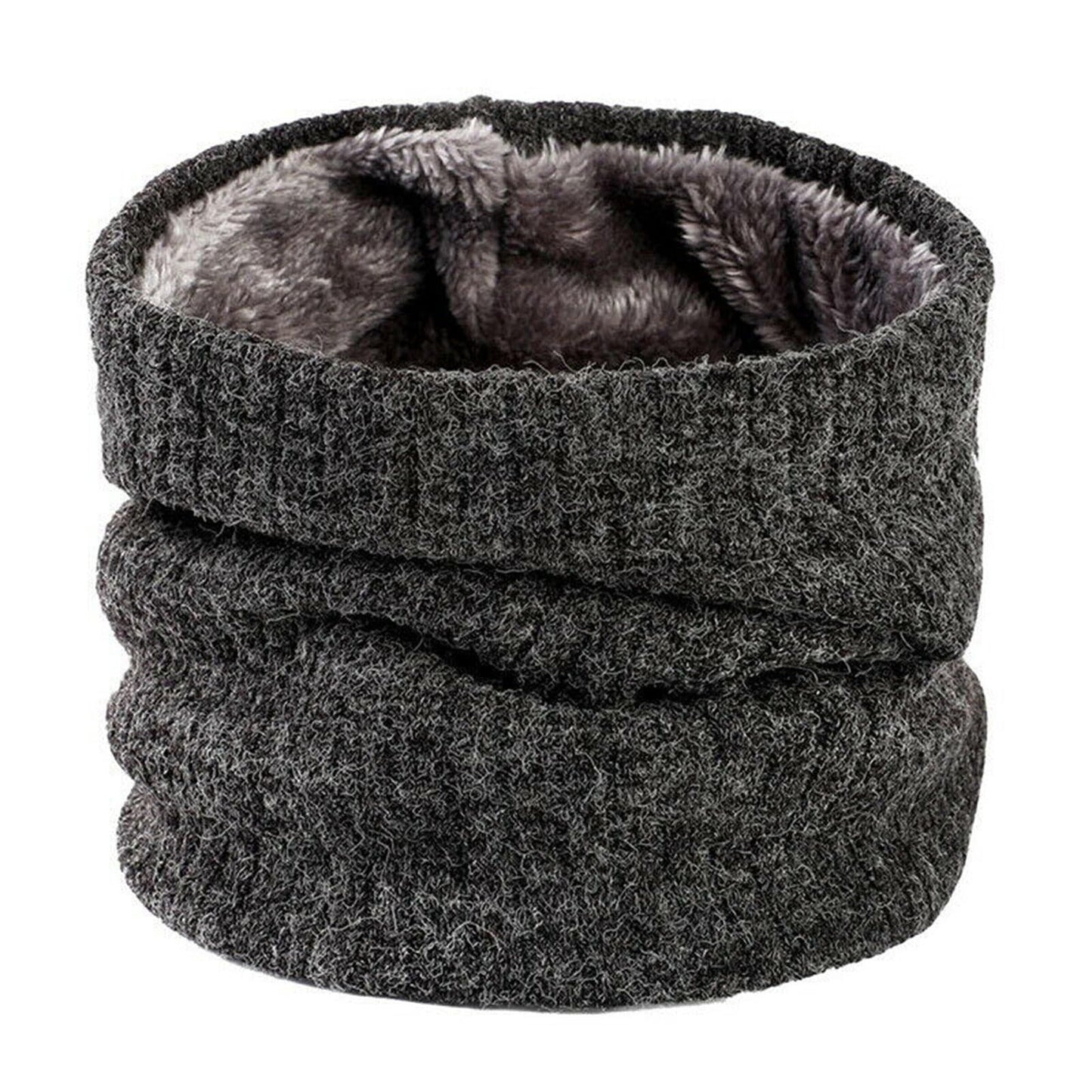 Thermal Warm Knitted Winter Scarf for Men and Women Thicken Chunky Tube