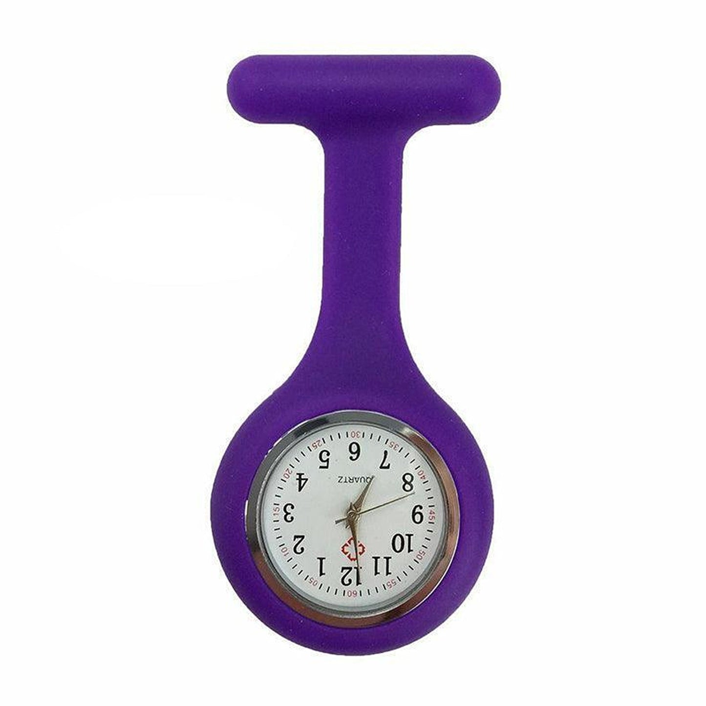 Nurse Silicone Brooch Fob Watch with Tunic Clip