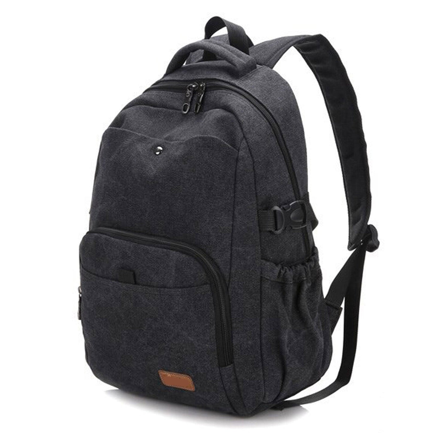 Large Canvas Backpack for Laptops School Travel Bag for Men and Women