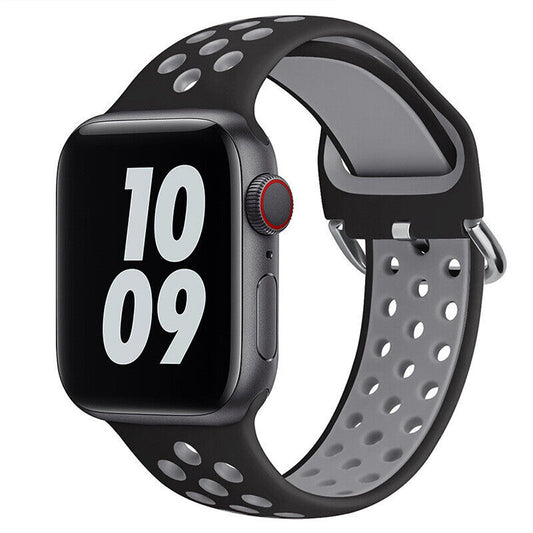 Black Grey For iWatch Watch Band Series 9 SE Ultra 8 7 6 5 4 Strap 38 40 41 42 44 45 4