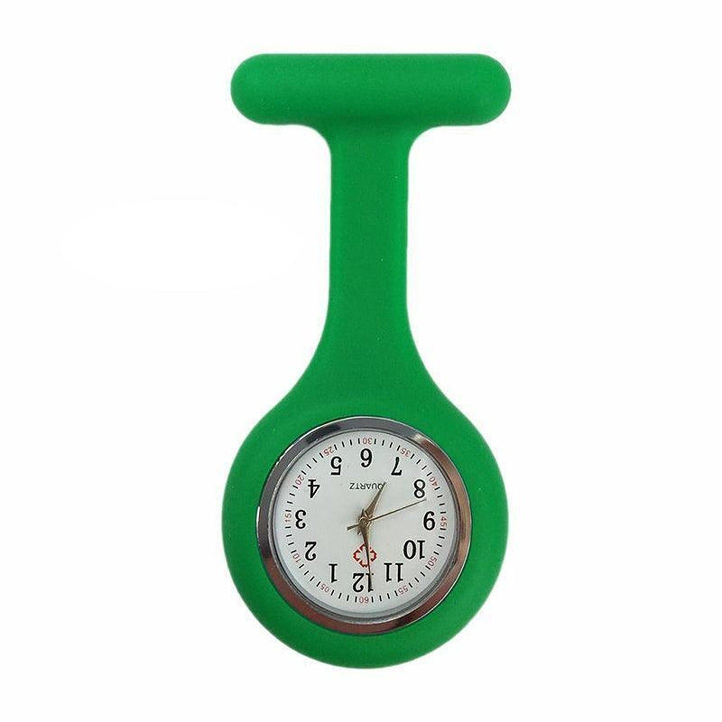Nurse Silicone Brooch Fob Watch with Tunic Clip